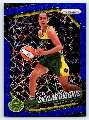 2025 Panini Prizm WNBA #123 Skylar Diggins Blue Velocity Prizms
