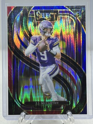 JJ MCCARTHY 2024 Select Rookie Premier Level RC #134 Red Blue