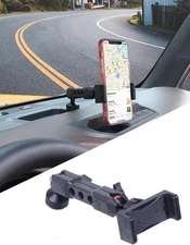 Phone Mount for Bronco, Dash Cell Holder Dashboard Black 