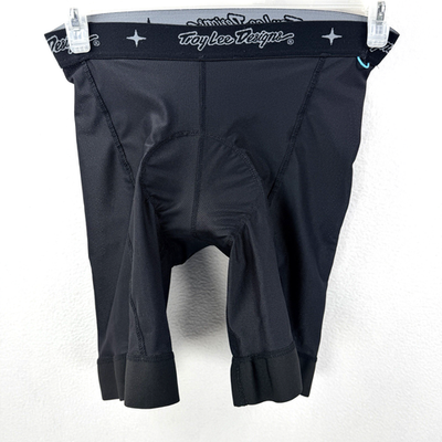 #ad Mens Troy Lee Designs Cycling Shorts Adult Sz XS Black Liner Padded Spandex $22.91
