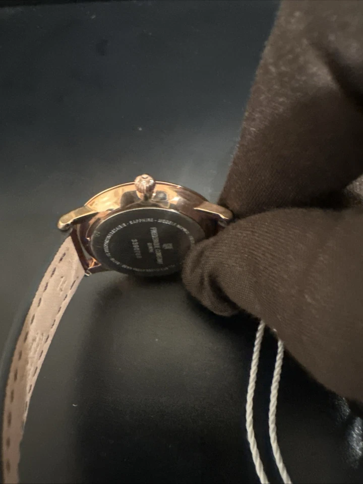 Frederique Constant Ladies Brown Leather Watch FC-235M1S4 No Box - Image 4 of 4