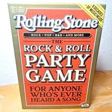 Rolling Stone Rock and Roll Party Trivia Board Game 2019 by Big Potato Games 