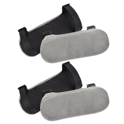 Office Chair Arm Pads,4 pcs Office Chair Arm Cover Soft Armrest Pads,Gray - Afbeelding 1 van 6