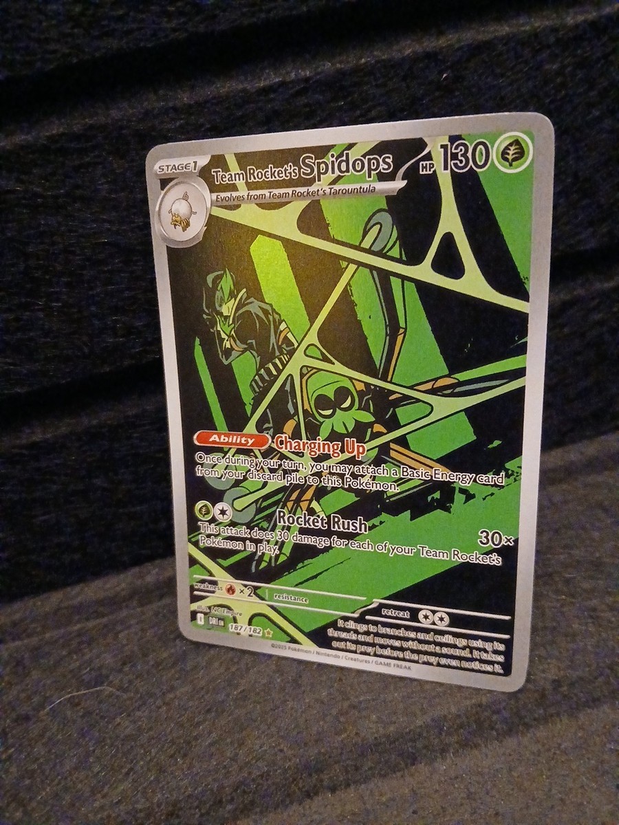 Team Rocket's Spidops 187/182 Sv10: Destined Rivals Holo | eBay