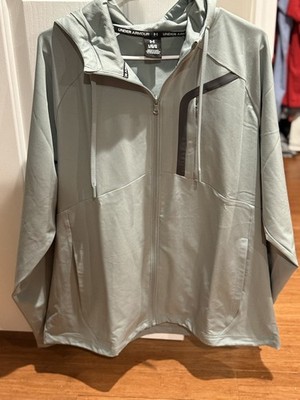 Under Armour Men's Hooded Full Zip Jacket Polyester L 1388014 & UA