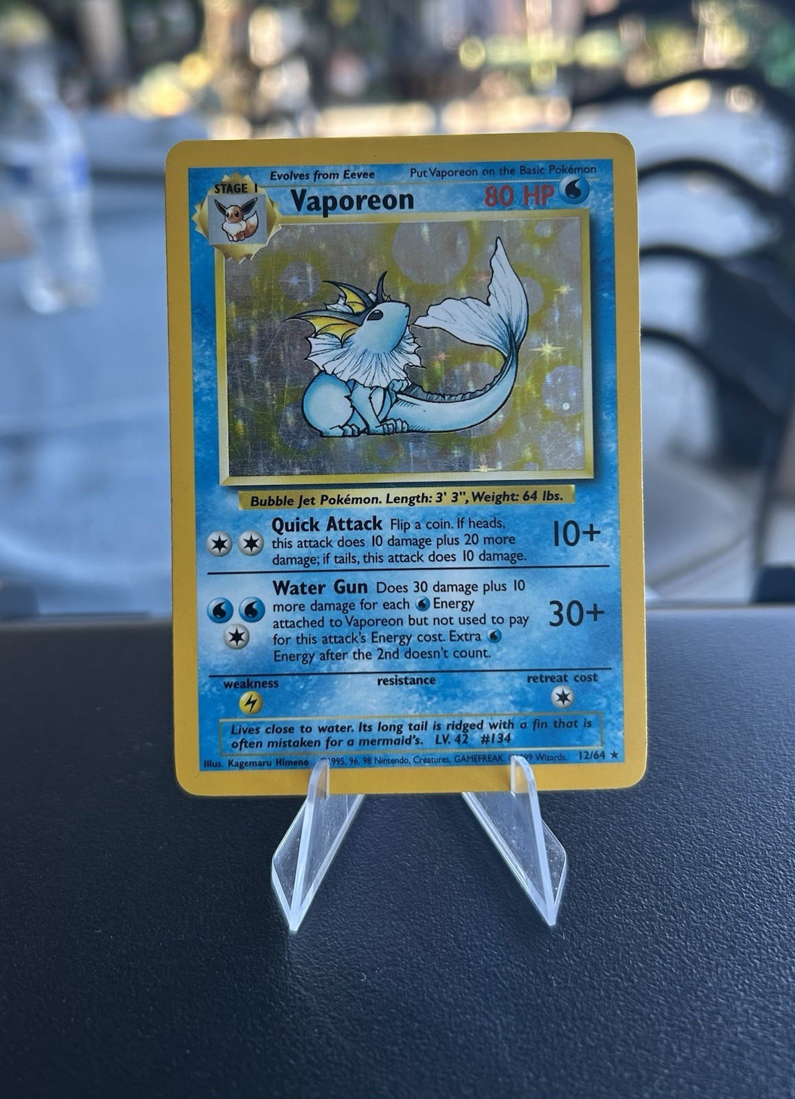 Vaporeon 1999 Jungle #12/64 Unlimited Holo (No Symbol) Price Guide - Sports Card Investor Vaporeon 1999 Jungle #12/64 Unlimited Holo (No Symbol) Price Guide - Sports Card Investor