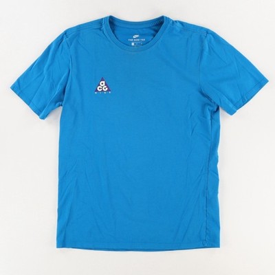 Nike ACG Go Climb a Volcano Solid T-Shirt Blue Men's M
