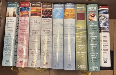 Vintage 9 x Readers Digest Select Editions Hardcover Joblot