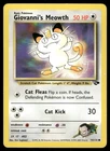 Pokemon Tcg Giovanni's Meowth #74 Pokemon Gym Challenge MP