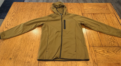 Eddie Bauer Mustard Yellow full zip First Ascent fleece jacket Men's Tall Large