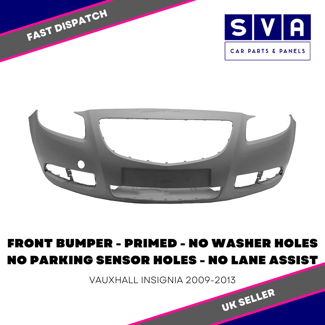 Front Bumper -Primed -For Vauxhall Insignia 2009-2013 -Insurance Approved -New