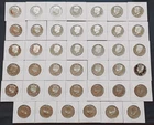 1968-2008 S Proof Kennedy Half Dollar 41 Coin Set Run 3 40% silver coins!!  K39