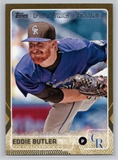 2015 Topps Update #US291 Eddie Butler Gold Colorado Rockies /2015