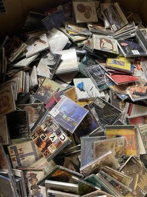 Lot of 50 Assorted CDs MIX ALL Genres Artwork+Case RANDOM BUNDLE Wholesale Bulk