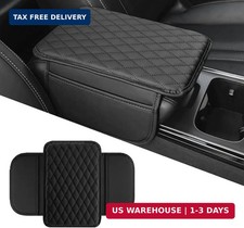 Car Center Console Cover, Microfiber Fabric Vehicle Armrest Protector Cushion wi