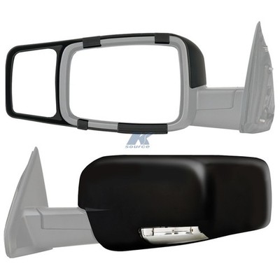 K Source     Fit System 80710 Snap On Black Towing Mirror For Fits For  0609