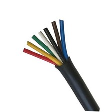 Heavy Duty 14 Gauge 7 Way Conductor Wire RV Trailer Cable Cord, TTP 20