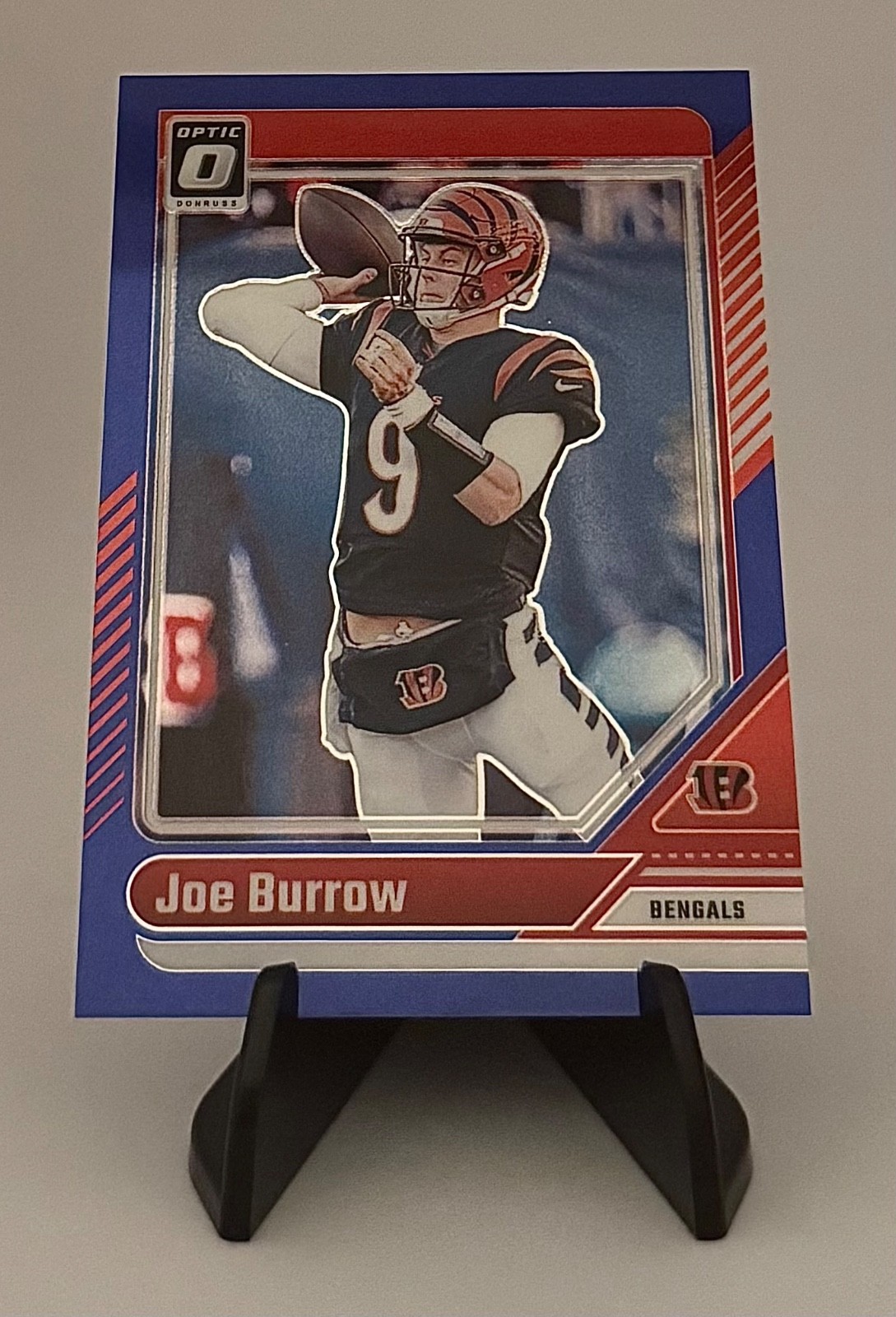 2024 Panini Donruss Optic Joe Burrow #38 Blue Parallel /199 Cincinnati Bengals