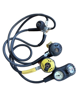 OCEANIC 3 Gauge Console SCUBA DIVING CONSOLE Dacor Formula XP Pacer Octopus