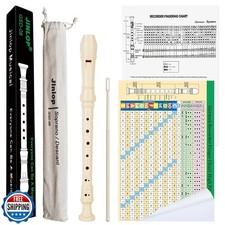 Soprano Recorder Instrument 5 Pack Include 1Pcs German Soprano Re