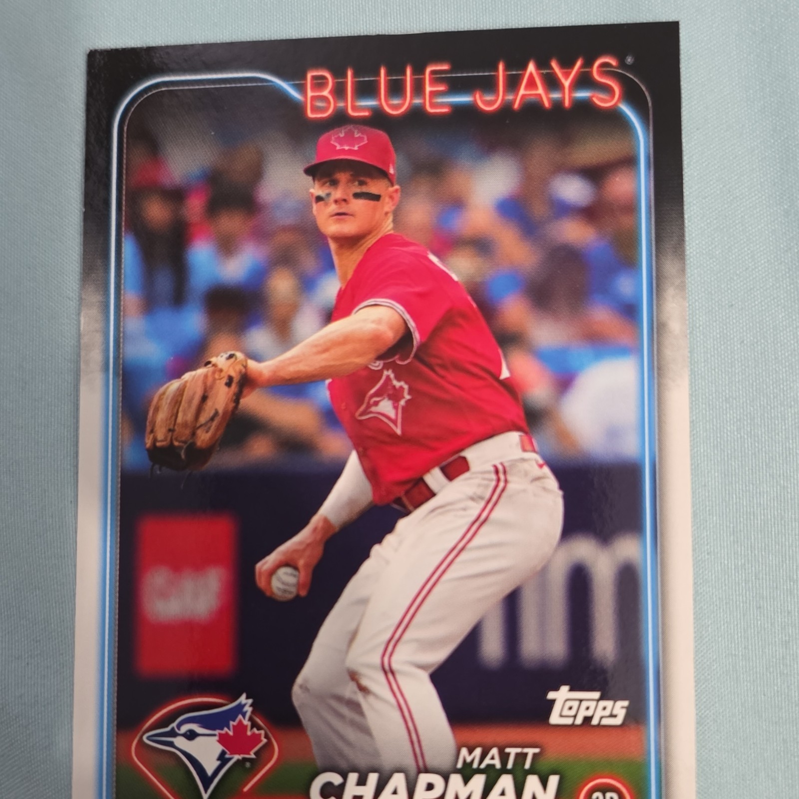 Topps 2024 Team Set Matt Chapman Toronto Blue Jays TOR-17 Baseball Card