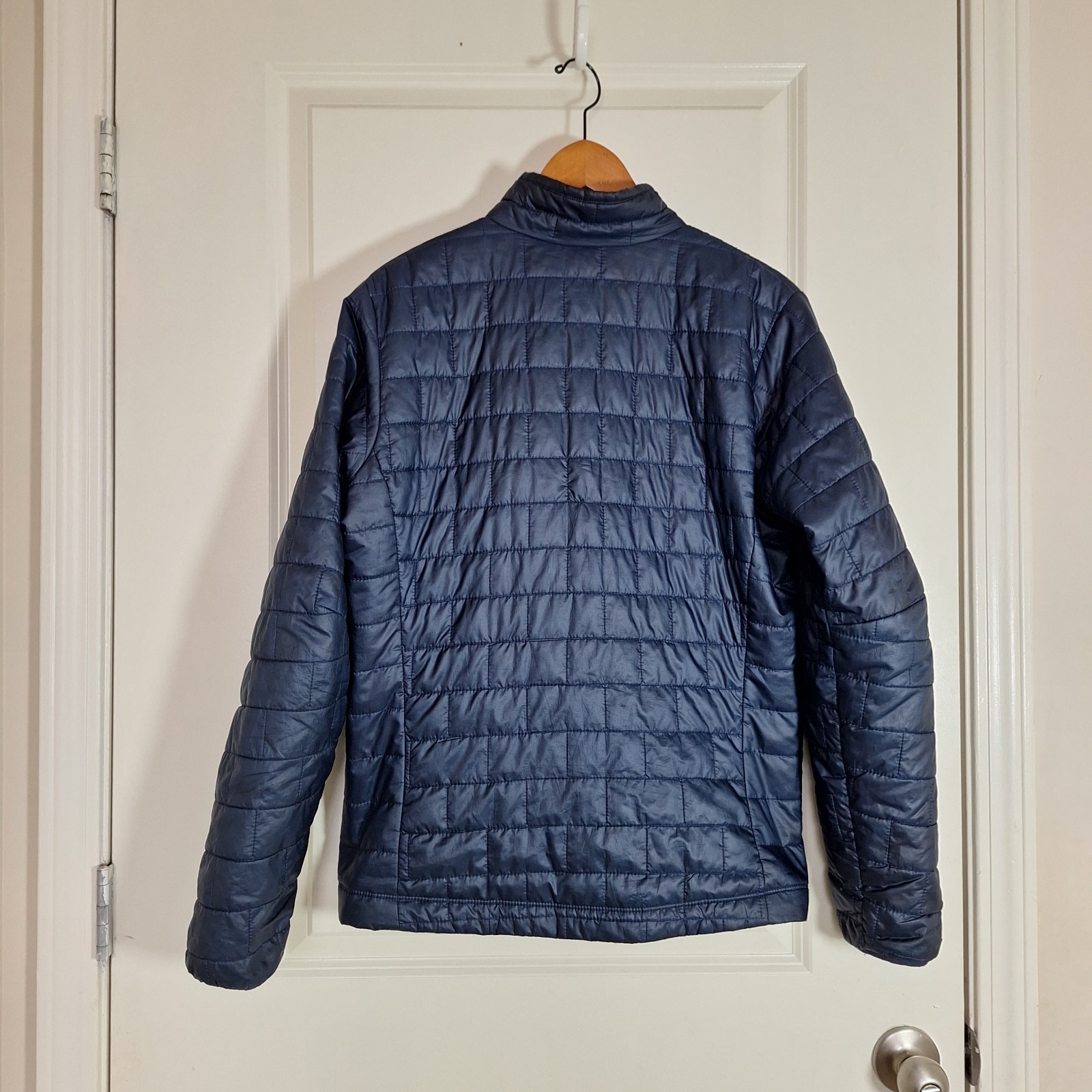 Patagonia Men's Blue Nano Puff Orange Zipper Insulated Jacket Size Small thumbnail 3