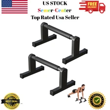 Push Up Bars | Heavey Duty Parallettes Dip Bar with Non-slip Grips for Strength 