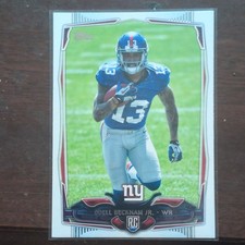 Topps 2014 Odell Beckham Jr. Rookie #355 New York Giants NFL Football Card. rookie card picture