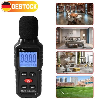 Digitales Dezibelmessgerät 30 ~ 130dB für Umwelt Arbeits und Haushaltsmessung