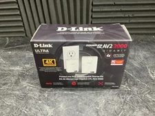 DLink Powerline AV2 2000 Adapter Gigabit Extender Starter Kit DHP-701AV