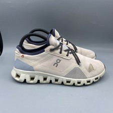 On Cloud X 3 Women's Pink/White Mesh Breathable Running Shoes Size 8