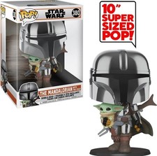 Image of Funko POP : The Mandalorian With The Child (380) - Sealed In Box | Size Super