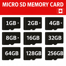 Micro SD TF Memory Card Class 10 High Speed 1GB  256GB LOT  Ships from Canada