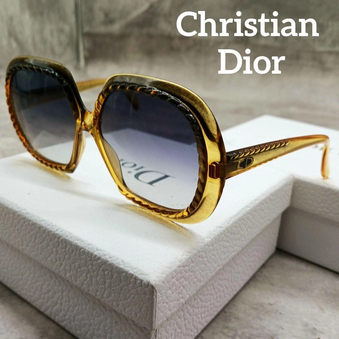 Dior Oversized Orange Sunglasses for Women for sale | eBay
