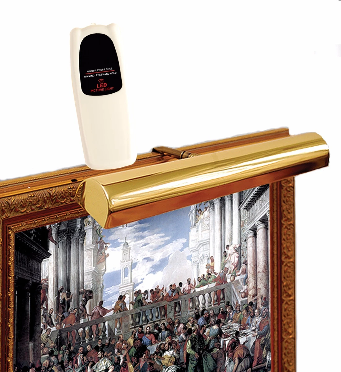 Cordless picture sale light with remote