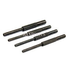 4-PIECE HARDENED STEEL, ROLL PIN STARTER PUNCH SET