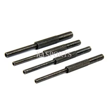 4-PIECE HARDENED STEEL, ROLL PIN STARTER PUNCH SET