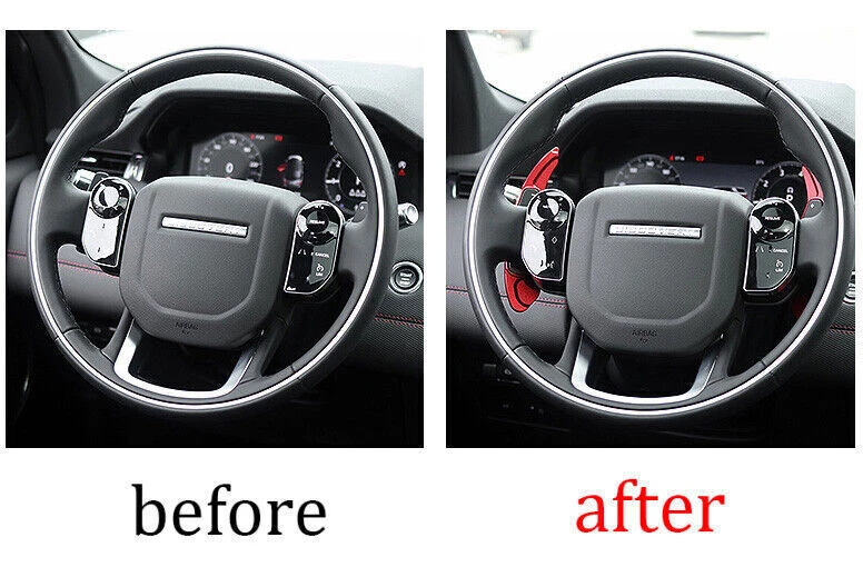 Palanca de cambios roja para Land Rover Discovery 4 2010-2016 2 piezas Foto 4 de 4