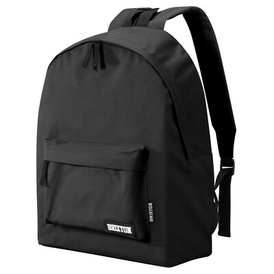Black Brixton Backpack Rucksack Laptop College University