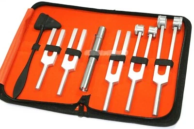 CYNAMED Tuning Fork Set of 7 - Medical Surgical Diagnostic instruments Premium Set