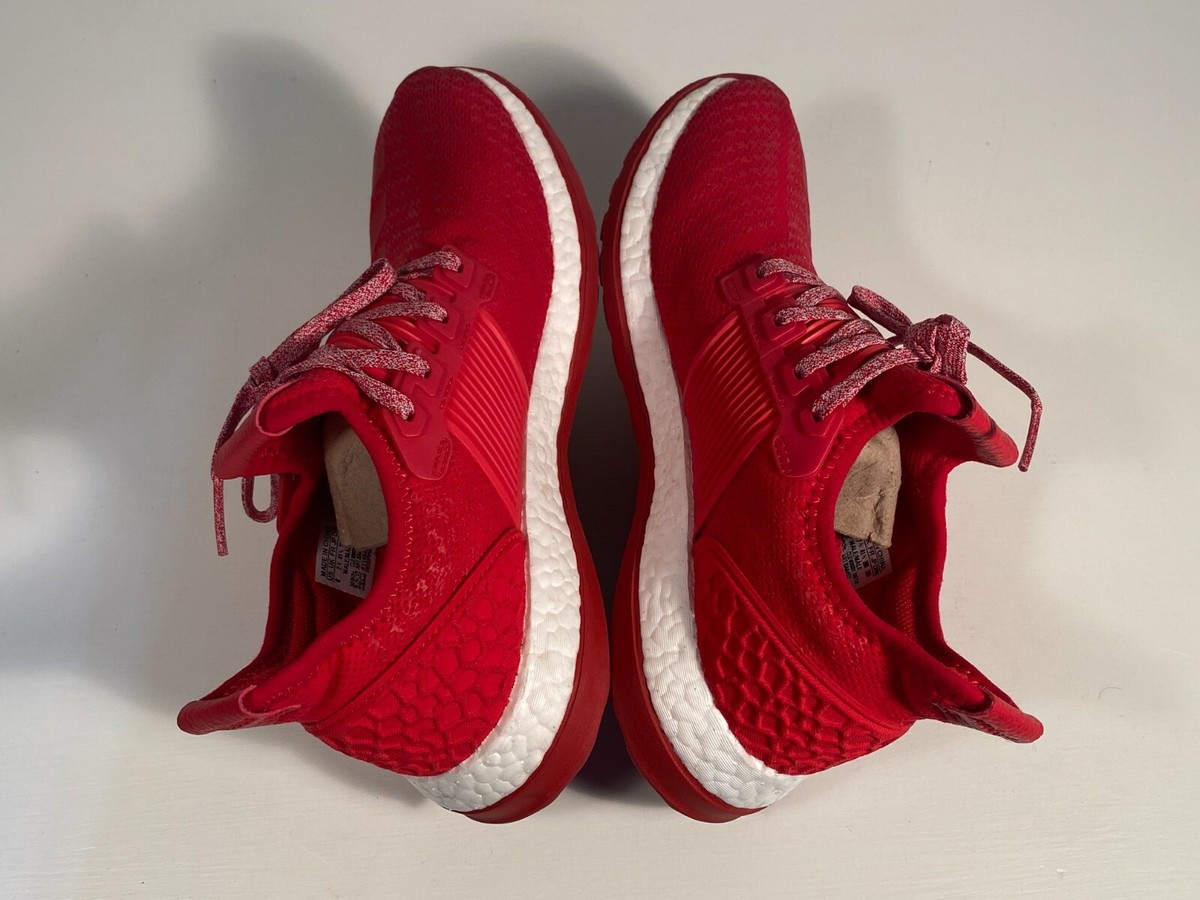 Adidas Pure Boost ZG Red Running Shoes Men Size 8 | eBay