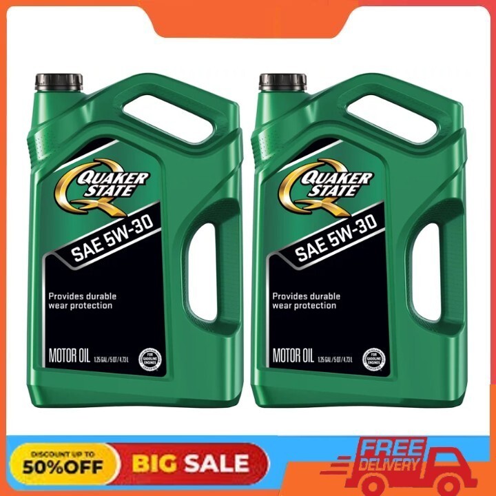 2 PACK🔥 Quaker State Motor Oil, Synthetic Blend 5W30, 5Quart