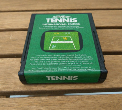 Videospiel Atari 2600 VCS Activision Tennis International 1981Rarität