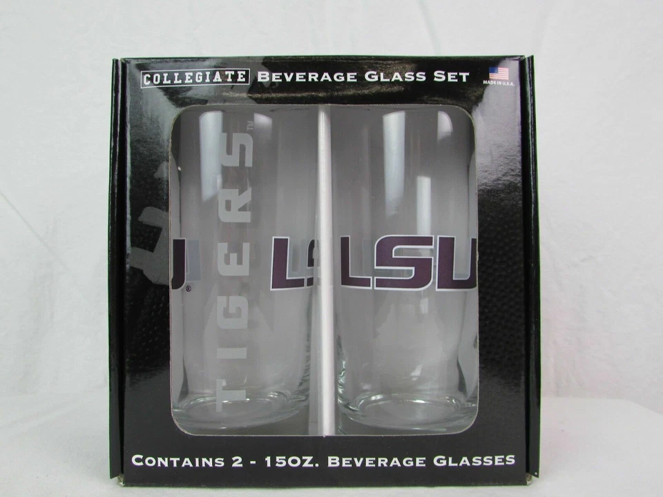 Juegos de vasos de pinta coleccionables de la NCAA LSU y Texas  Foto 3 de 4