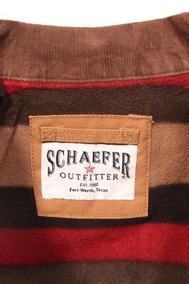 Schaefer Outfitter Men's Jacket Suntan Blanket Lined Vintage Brush