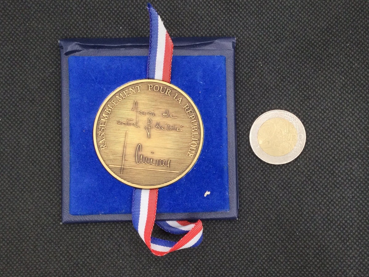 Médaille jeton Anniversaire RPR 1976-1996 Politique