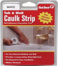 0151 Wide 1-5/8 In. X 11 Ft. Tub  Wall Caulk Strip, 1-5/8" X 11', White