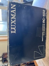 Luxman Rc-502, Vintage Remote Signal Converter Tv Rf Modulator-japan-new In Box
