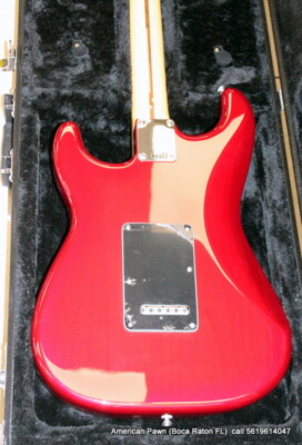 2018 FENDER STRATOCASTER MIDNIGHT RED WINE MADE IN MEXICO SPECIAL