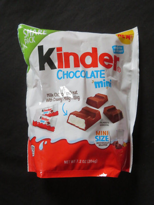 Kinder Chocolate Mini Smooth & Creamy Milky Filling Mini Size 7.2 Oz Share Pack